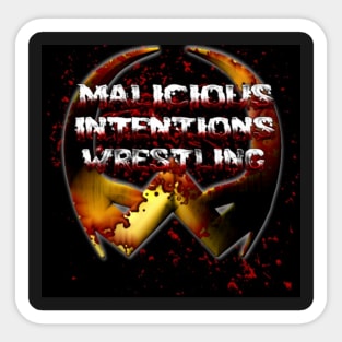 Malicious Intentions logo Sticker